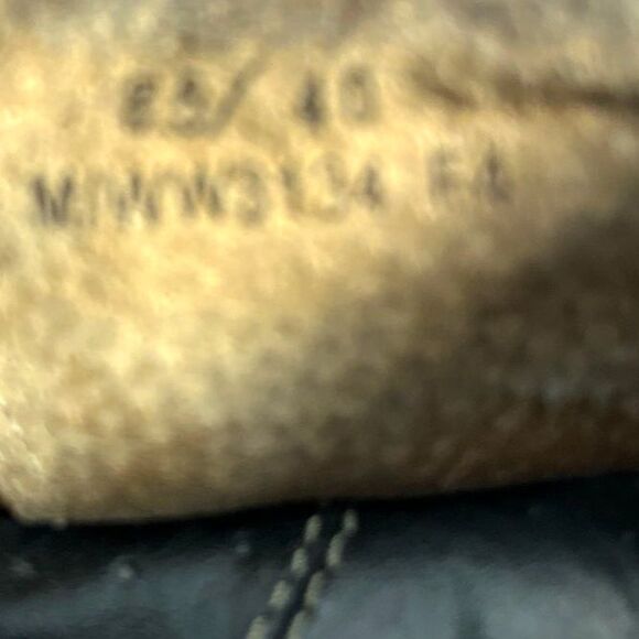 BOC Born Shoes Women's Clog Black Leather Slip-on Wedge Heel SZ 8-1/2 - Picture 6 of 6